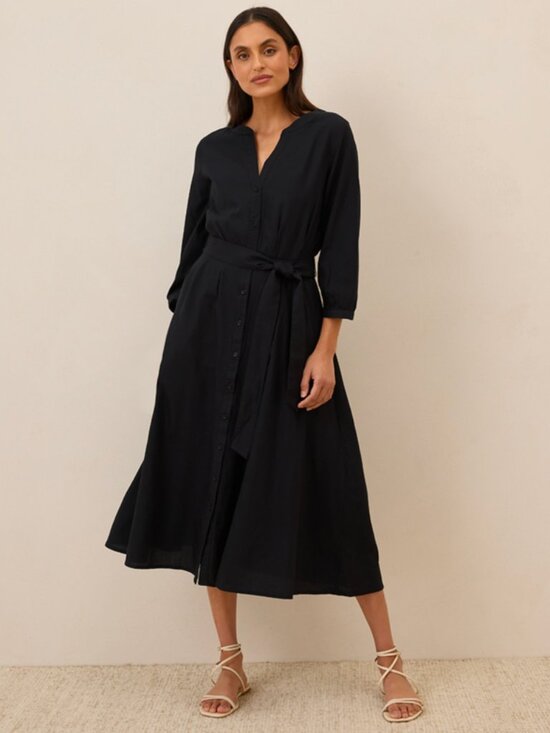 Pact Organic Dresses & Skirts - Pact Women's Black Sunset Lightweight Cotton Easy Dress XL